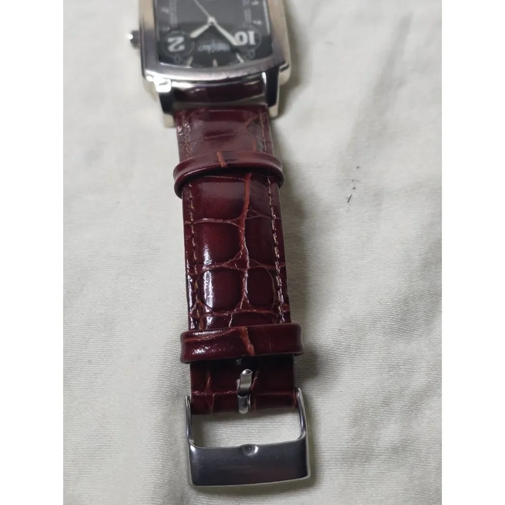 Mossimo Tonneau Quartz Dress Watch - Black Art Deco Dial - Ref.MM90215